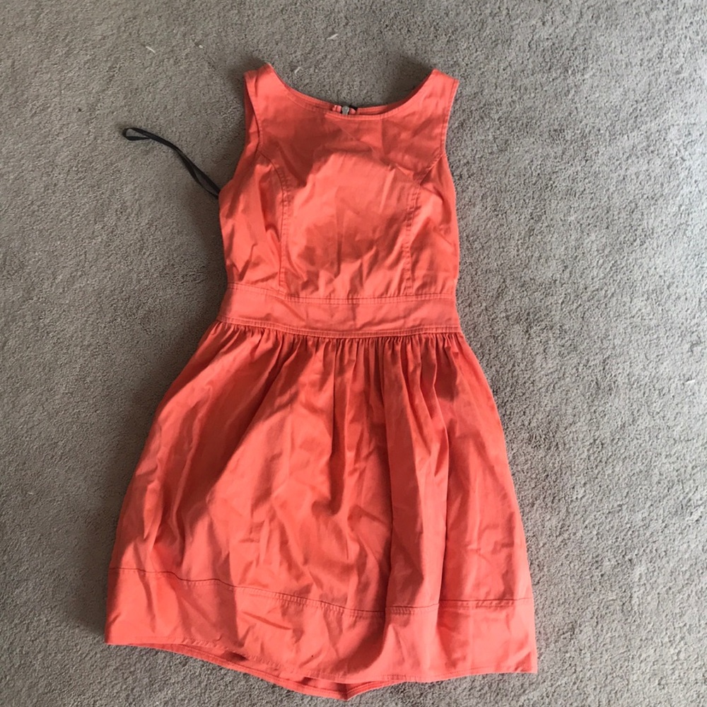 Fit and Flare Crew Neck Dress